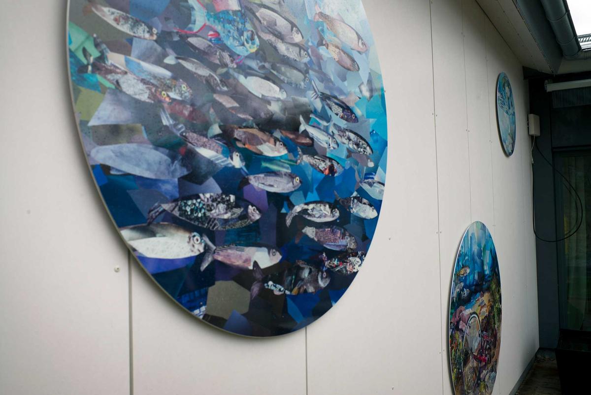 Permanent outdoor installation at Dynamiten. Botkyrka kultur- och fritidsnämnd