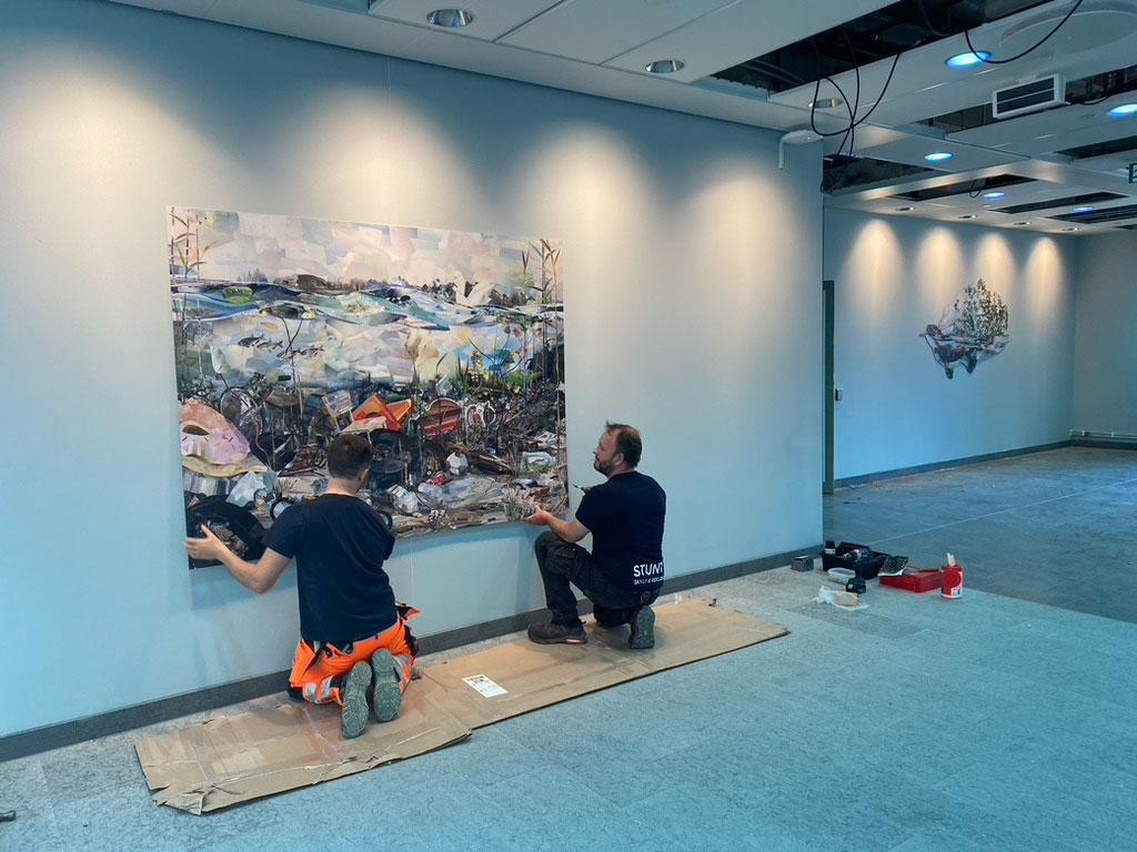 Permanent installation, Umeå Universitetssjukhus. Västerbottens läns landsting